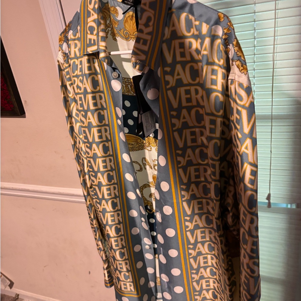 Versace Multicolor Logo Shirt